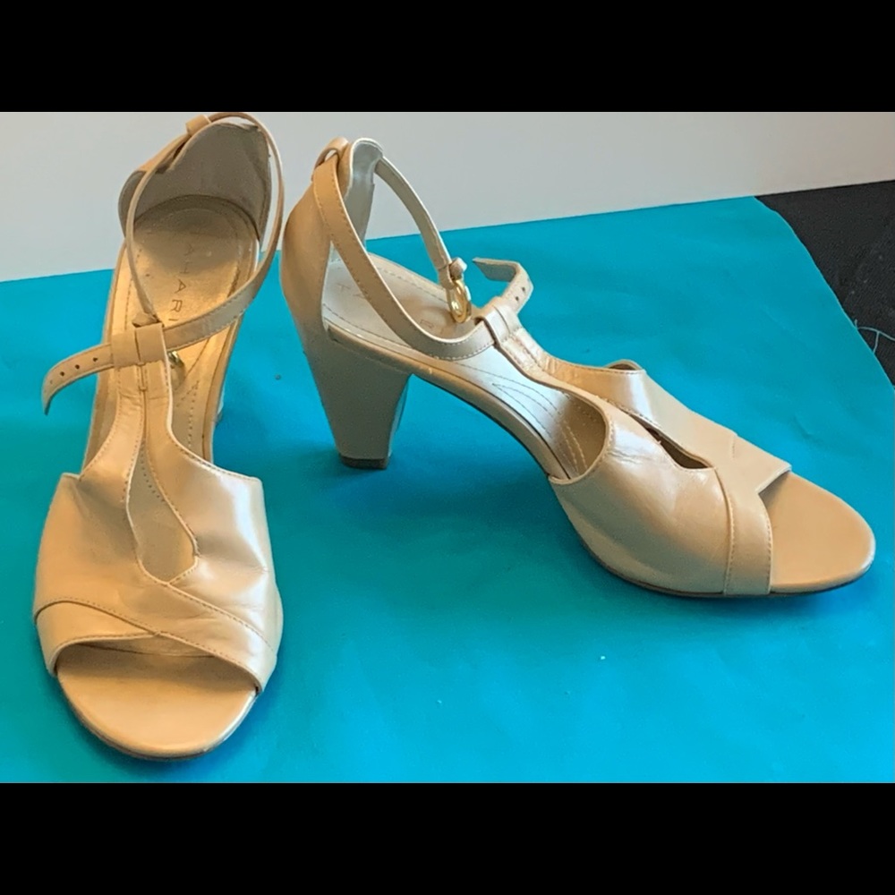 3 for $10.  -  Cream Colored Tahari Open Toe Heels